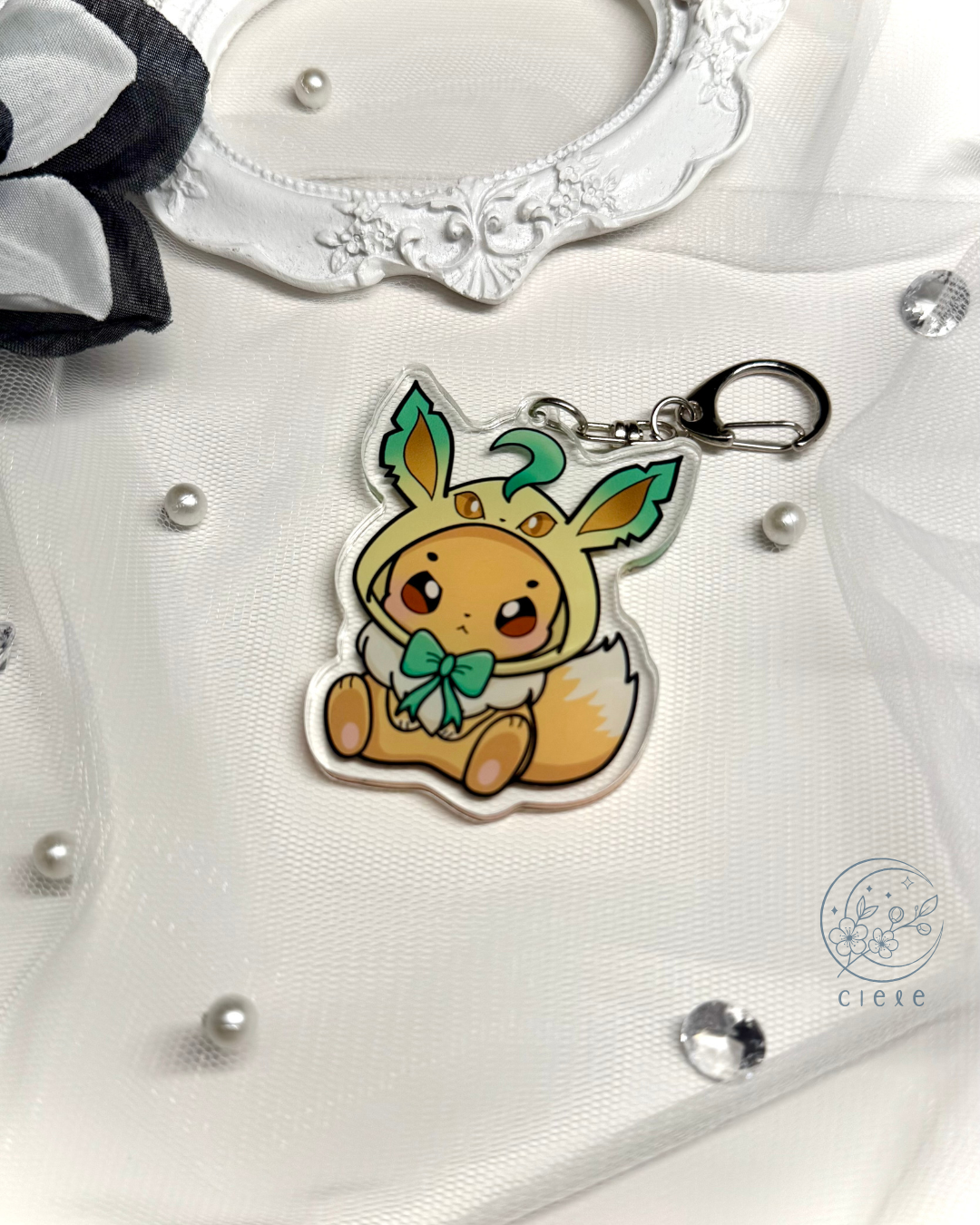 Eeveelution Hoodie Keychain Charm