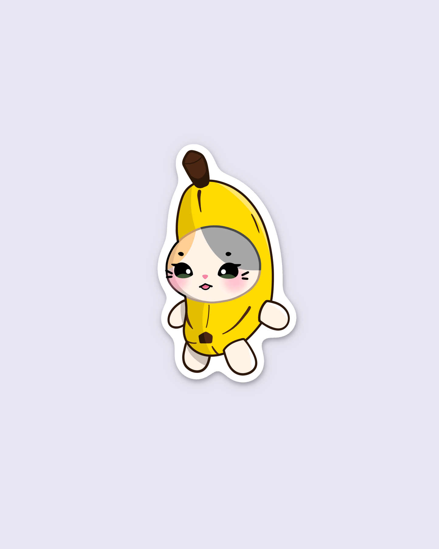 Banana Cat Sticker