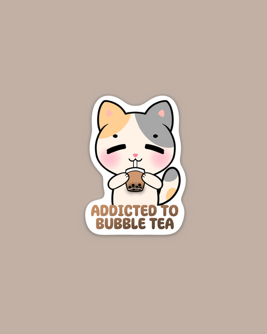 Addicted to Bubble Tea Sticker