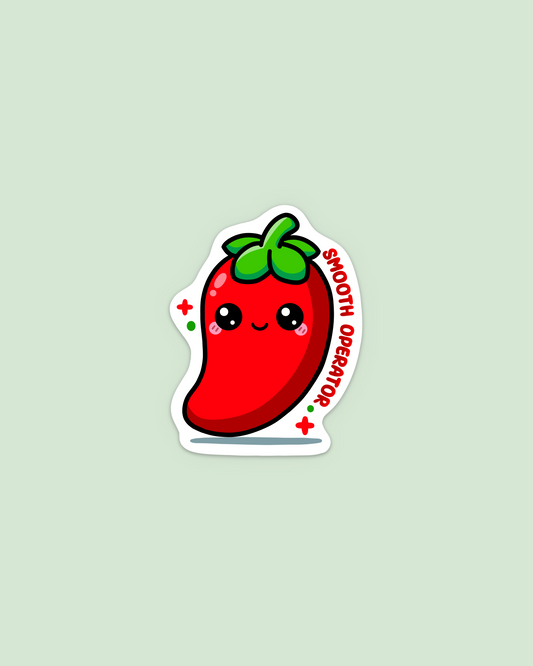 Smooth Operator Chilli Sticker