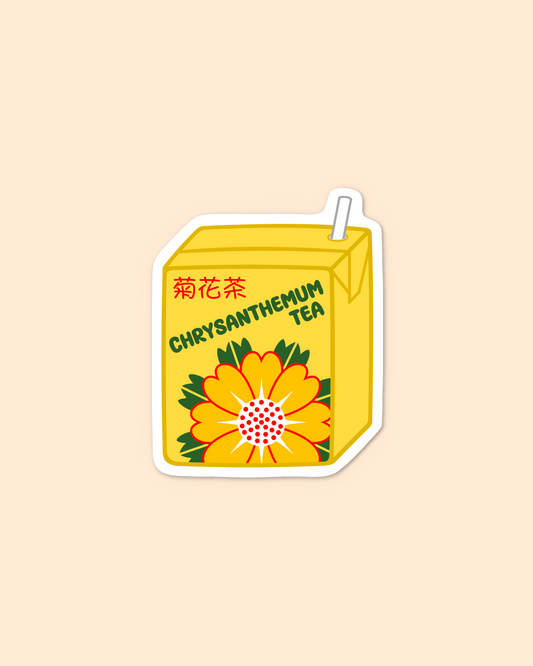 Chrysanthemum Tea Sticker