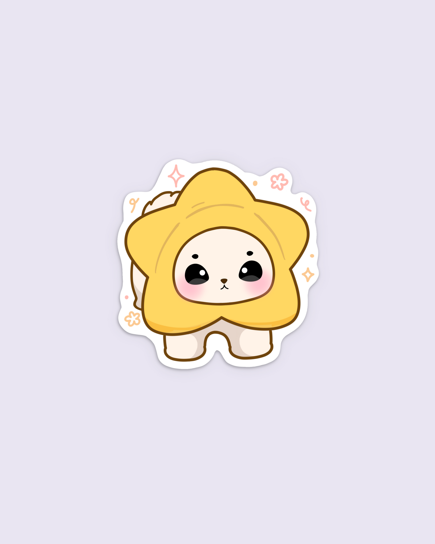 Star Dog Sticker