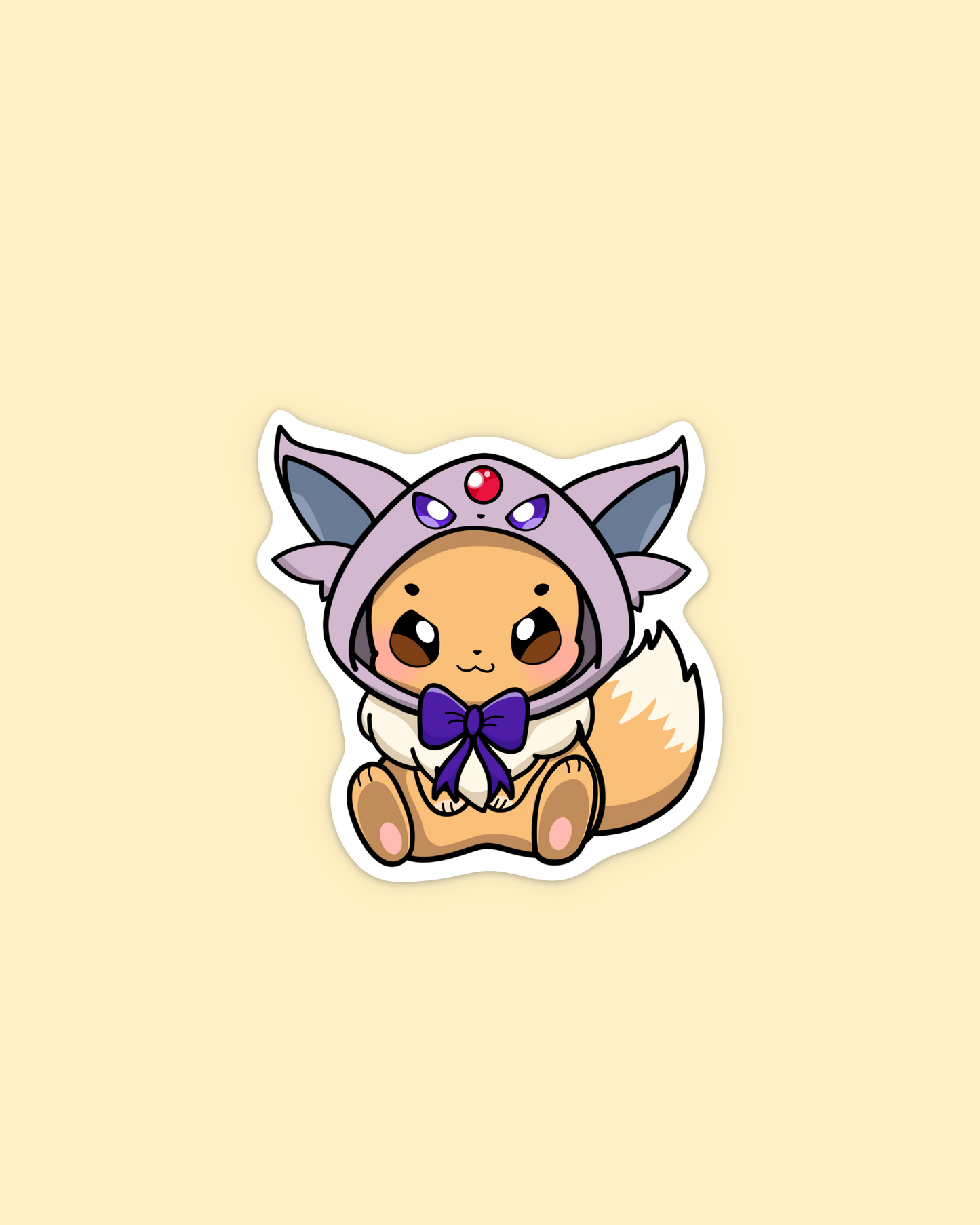 Eeveelution Hoodie Sticker