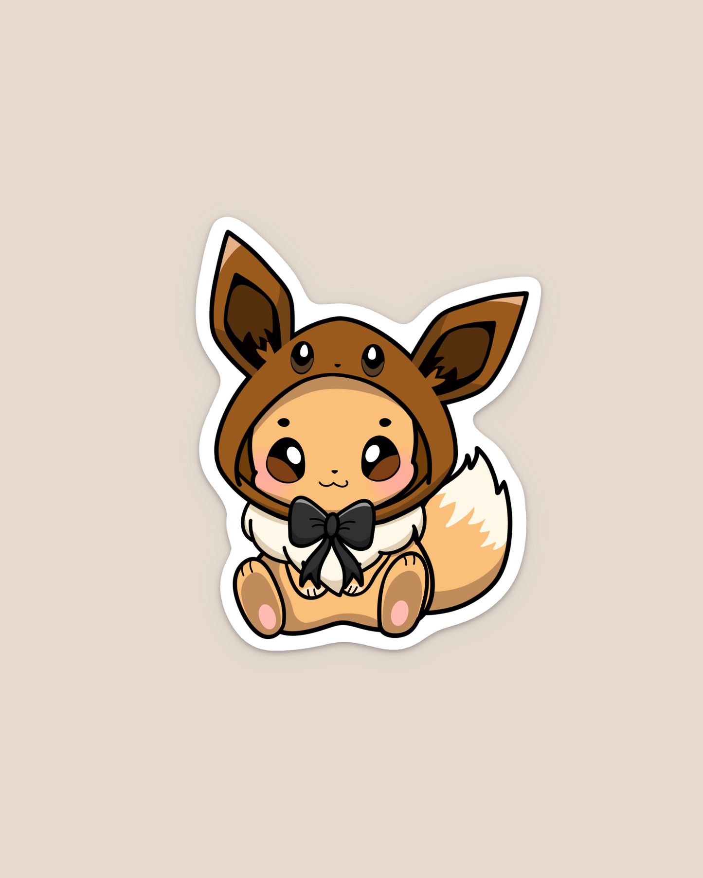 Eeveelution Hoodie Sticker