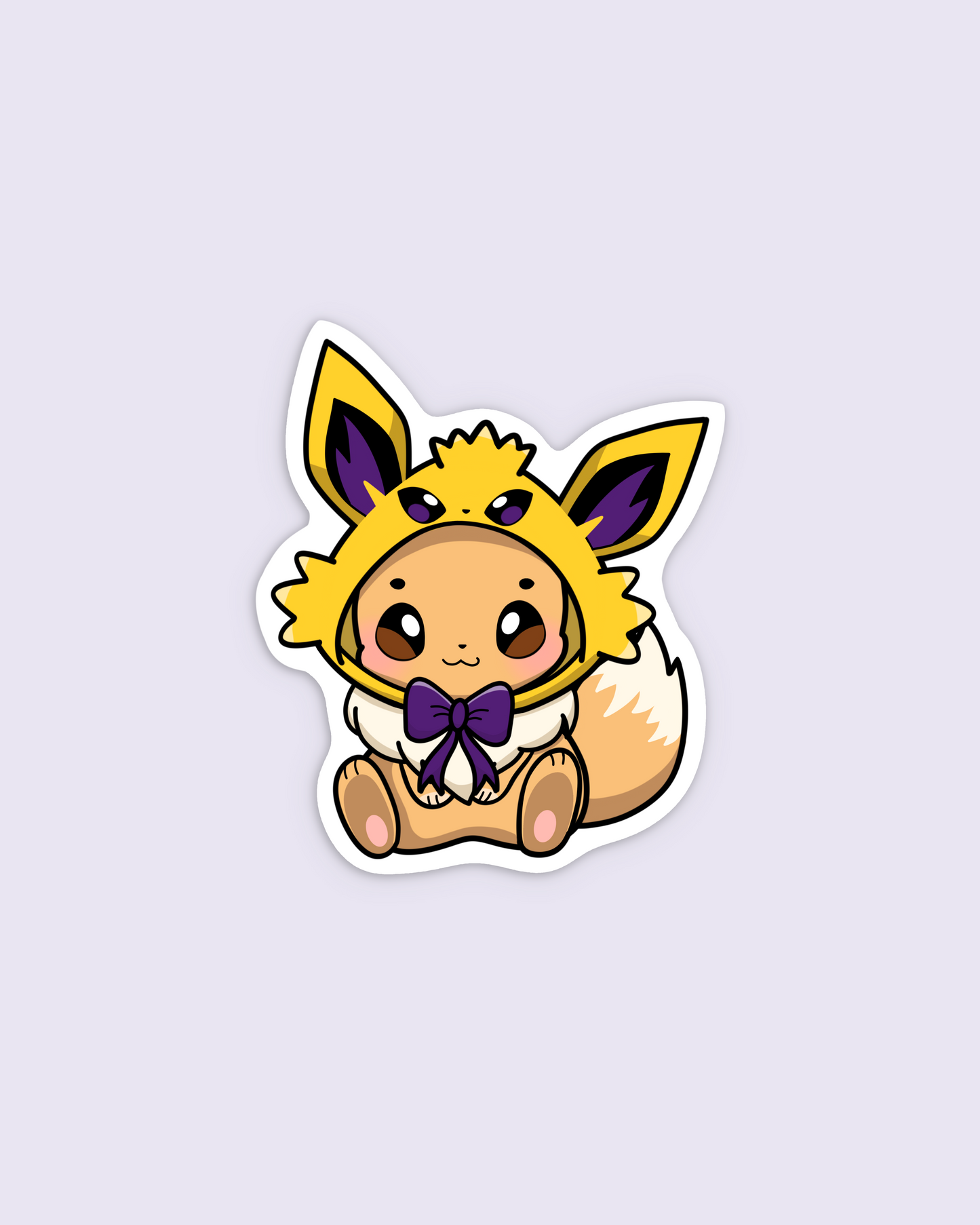 Eeveelution Hoodie Sticker