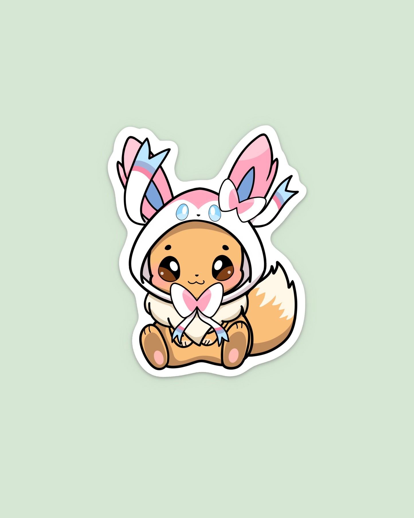 Eeveelution Hoodie Sticker