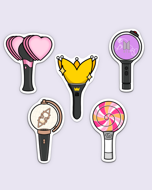 K-Pop Lightstick Sticker