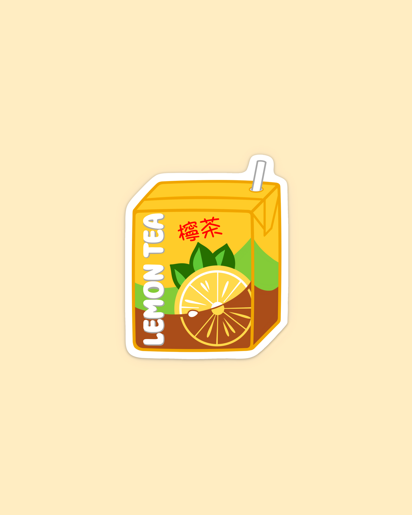 Lemon Tea Sticker