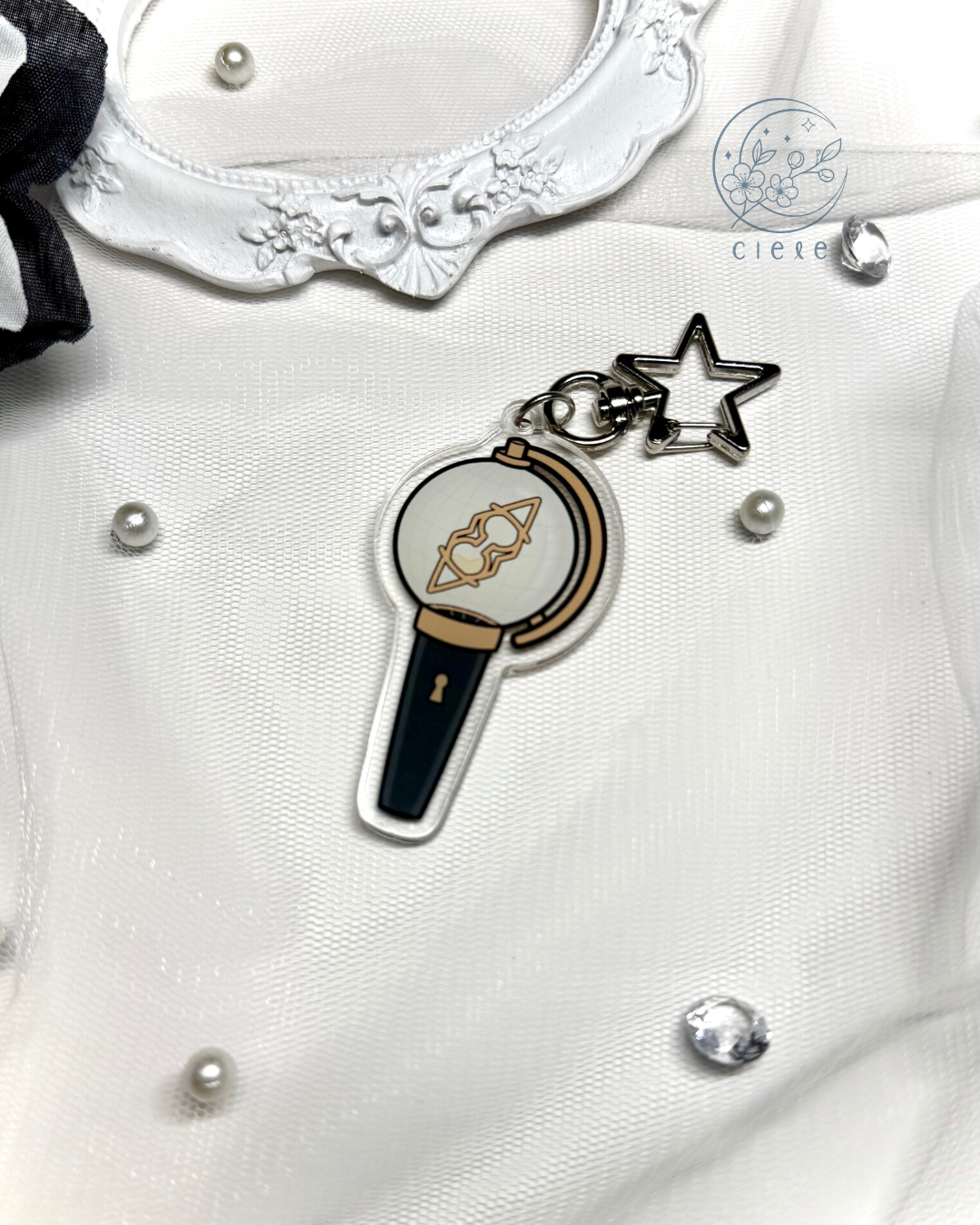 K-Pop Lightstick Keychain Charm