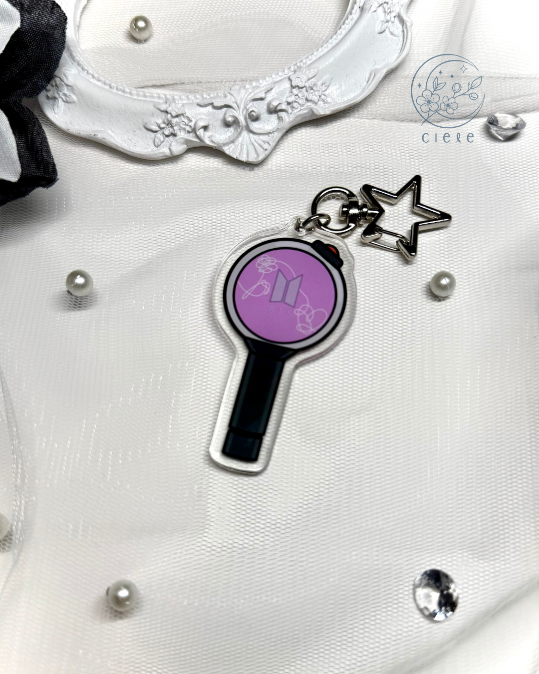 K-Pop Lightstick Keychain Charm