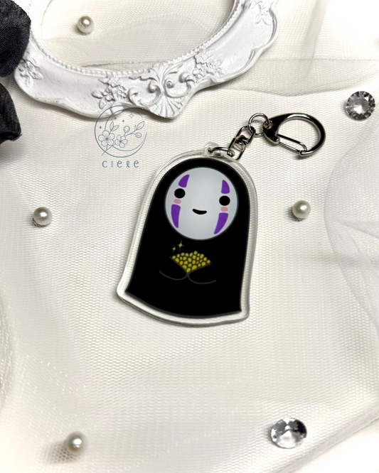 No Face Keychain