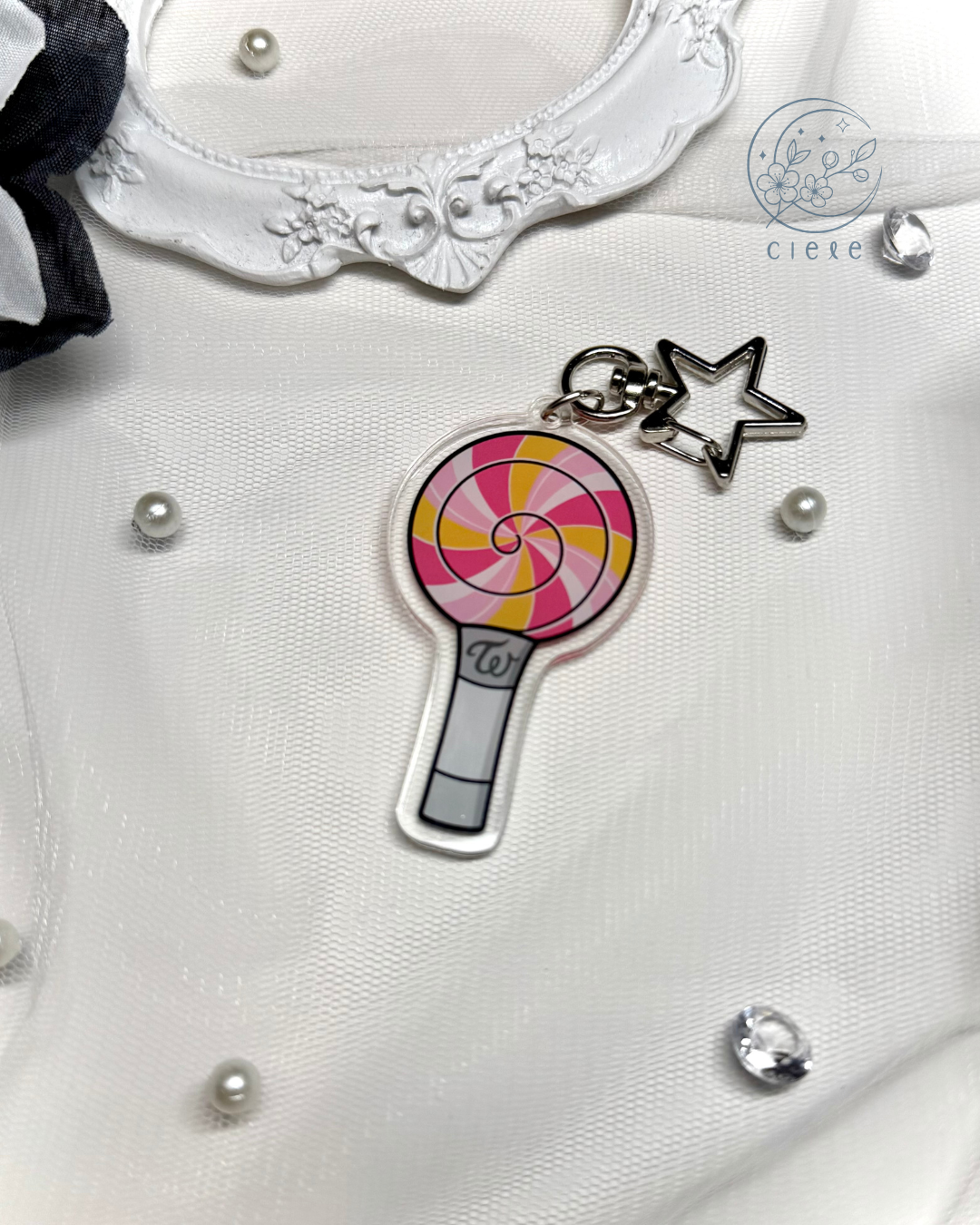 K-Pop Lightstick Keychain Charm